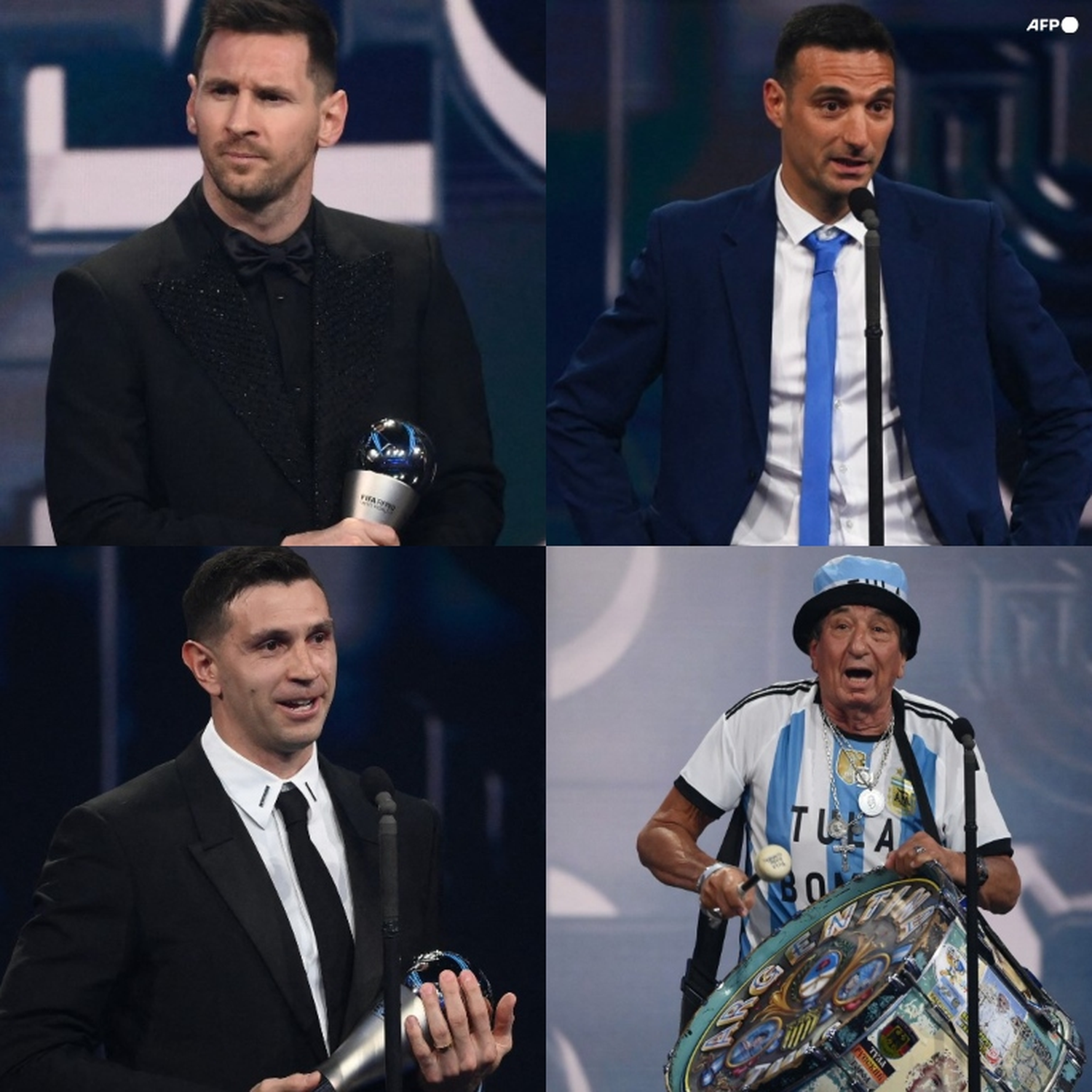 Messi, Scaloni, Dibu Martínez y la hinchada argentina, ganaron sus respectivas ternas