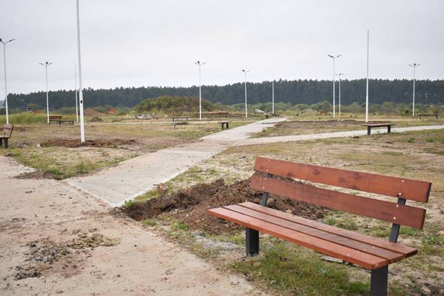 Se construye nueva plaza en Chajarí