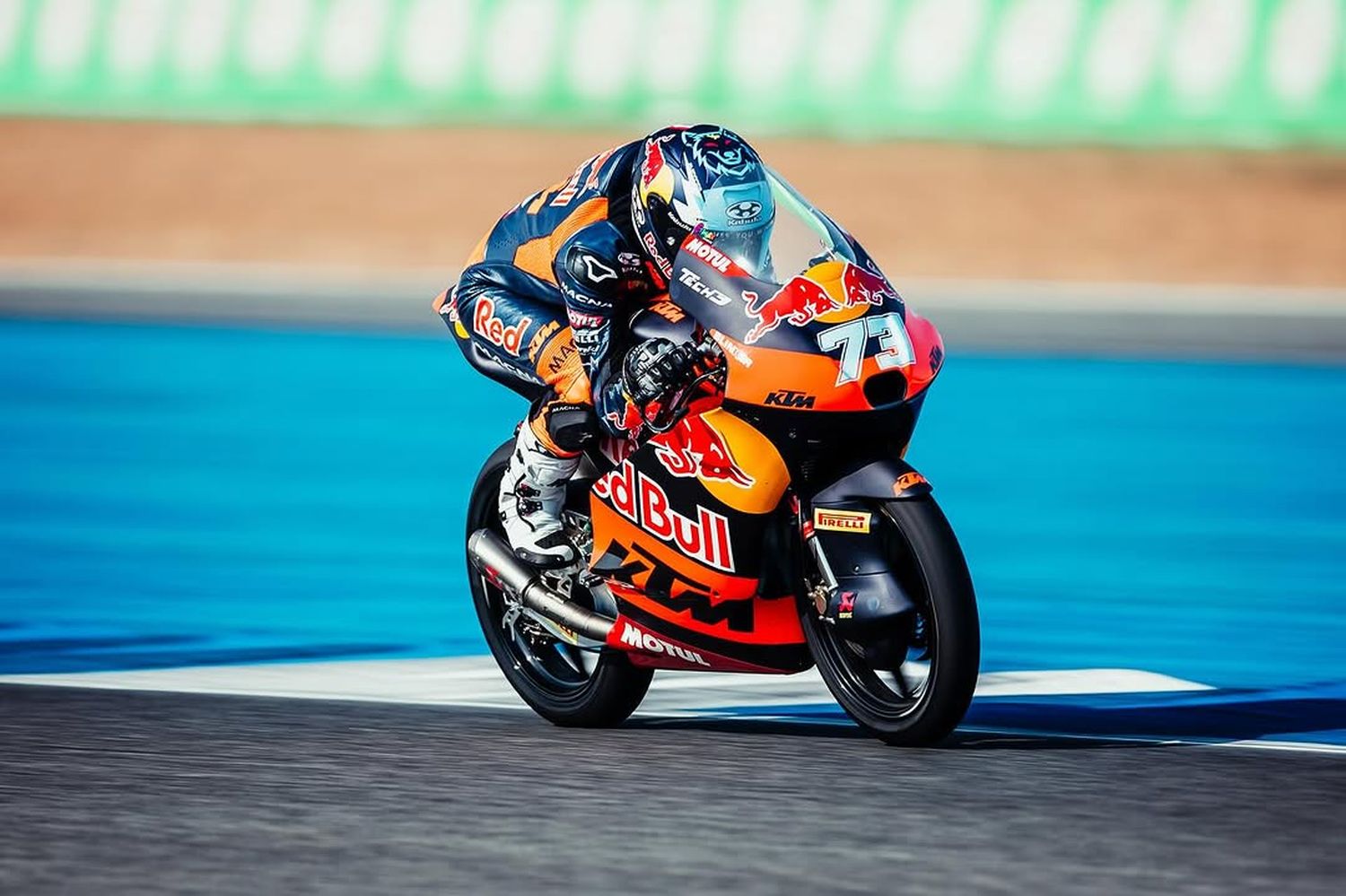 Valentín Perrone afrontó la clasificación del Moto3 en Tailandia