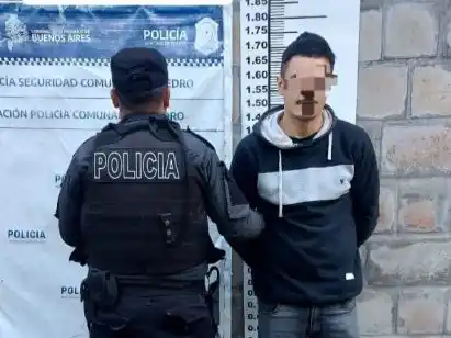 El aprehendido tiene 30 años.