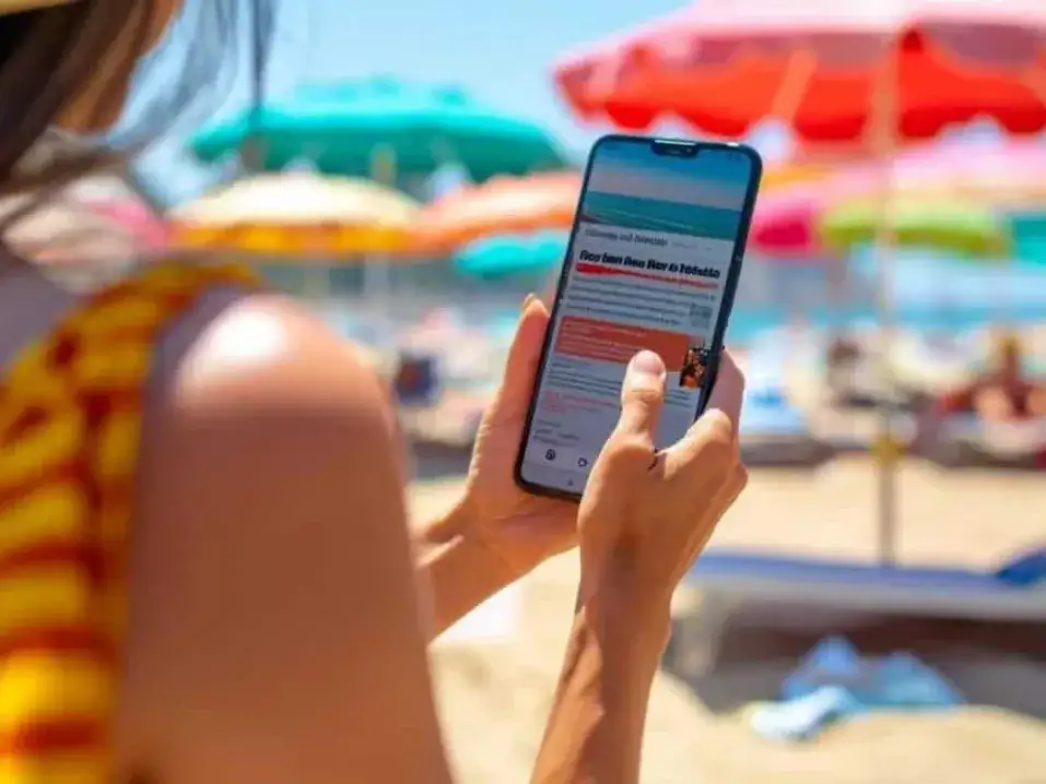 Aunque están de vacaciones, la mayoría de los argentinos sigue conectada al trabajo