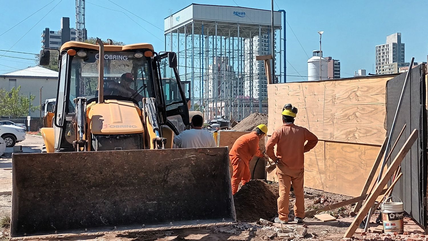 Avanza la obra de ampliación de la planta potabilizadora de Aguas Santafesinas en Santa Fe