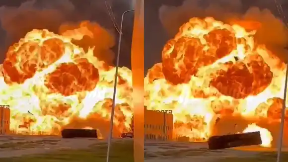 EXPLOSIÓN DE GASOLINERA en Rusia deja 4 muertos (+Video)