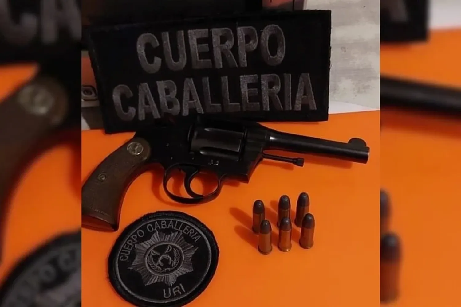 Algunas de las armas que fueron secuestradas.