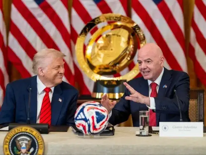 infantino y trump