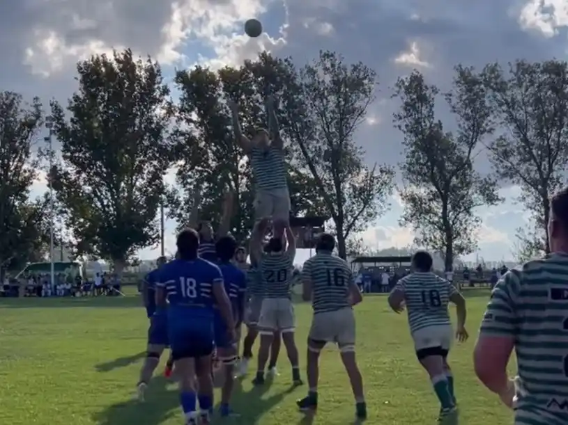 Triunfo del Verde 41 a 15 ante Lasalle en Rafaela. Foto: IG M.Berthold