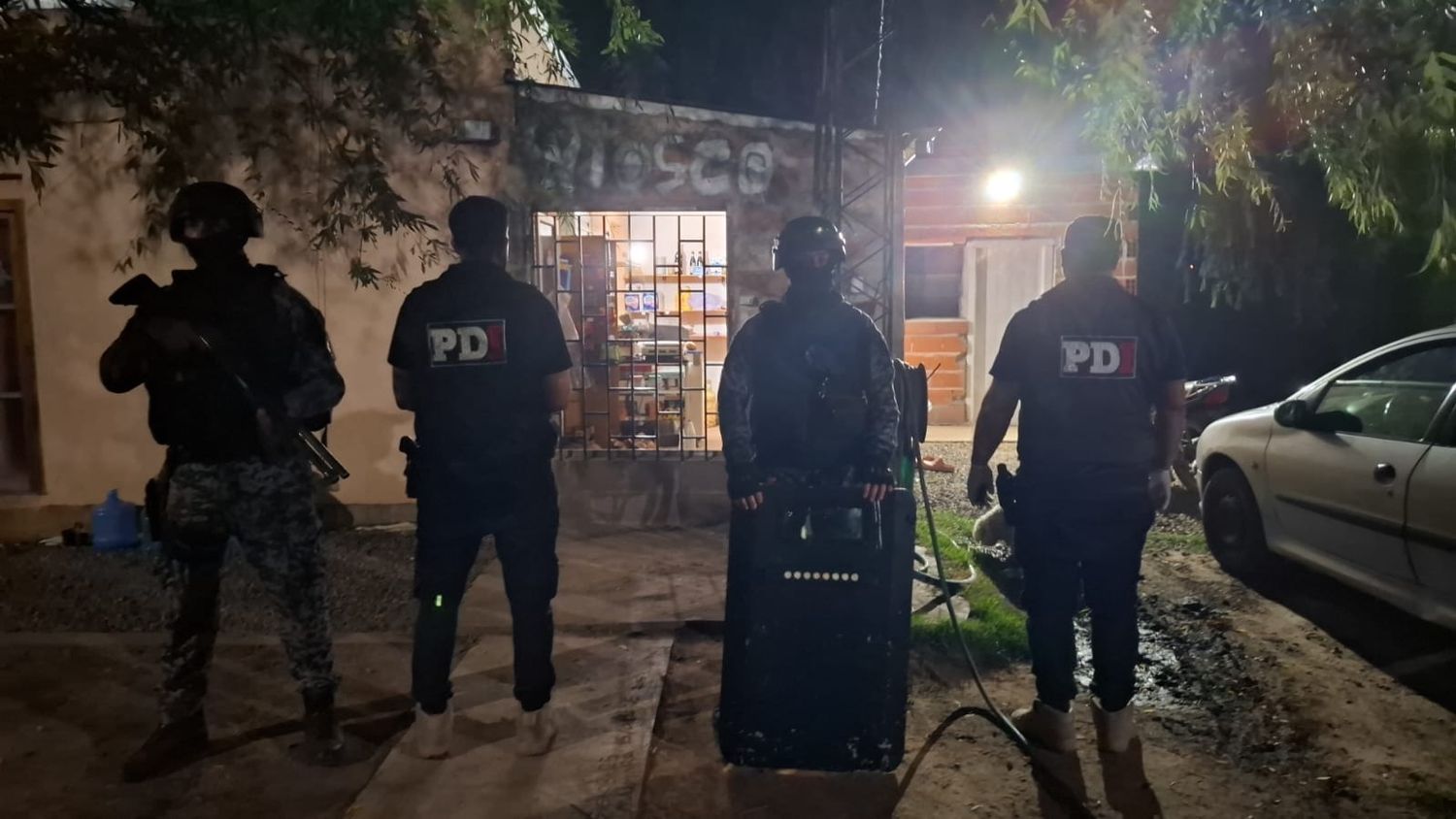 El operativo fue llevado a cabo en El Trebol.