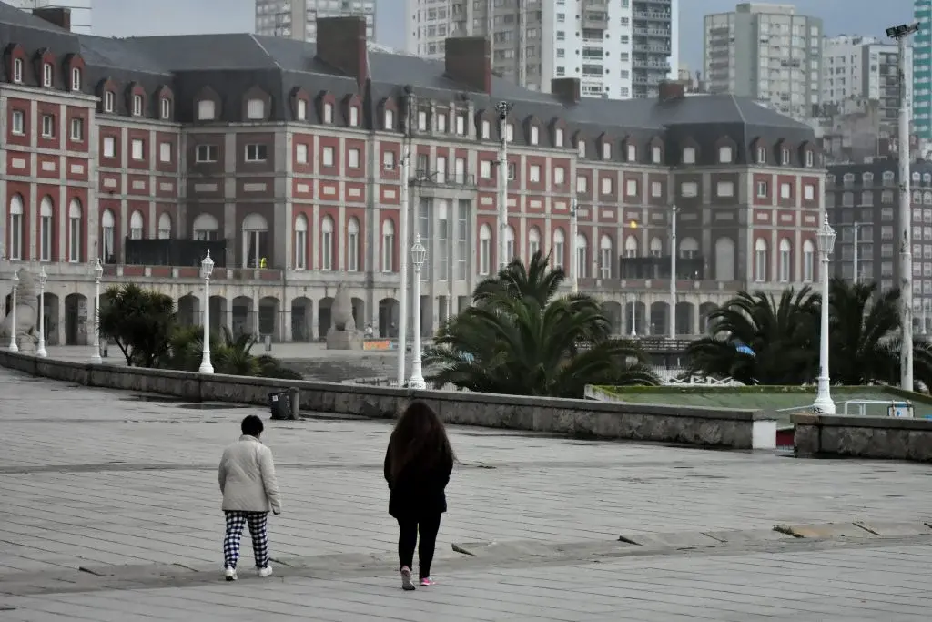 Ola polar en Mar del Plata