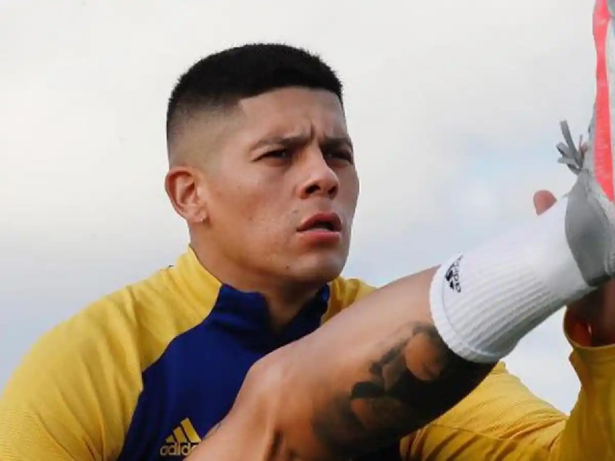 Rojo no pudo terminar el ensayo del “Xeneize”