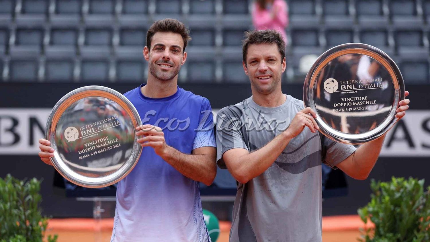 Campeones en Roma. Marcel Granollers y Horacio Zeballos
