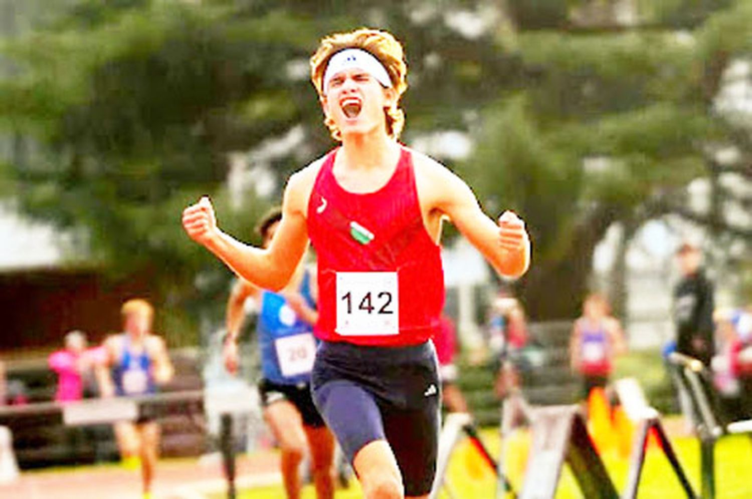 Gadiel Vallejos, Campeón Argentino U20 en 3000 mts. con obstáculos.