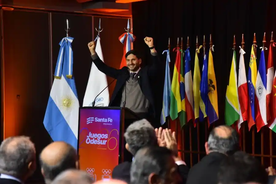 Pullaro en la presentación - Prensa gobierno dela Provincia