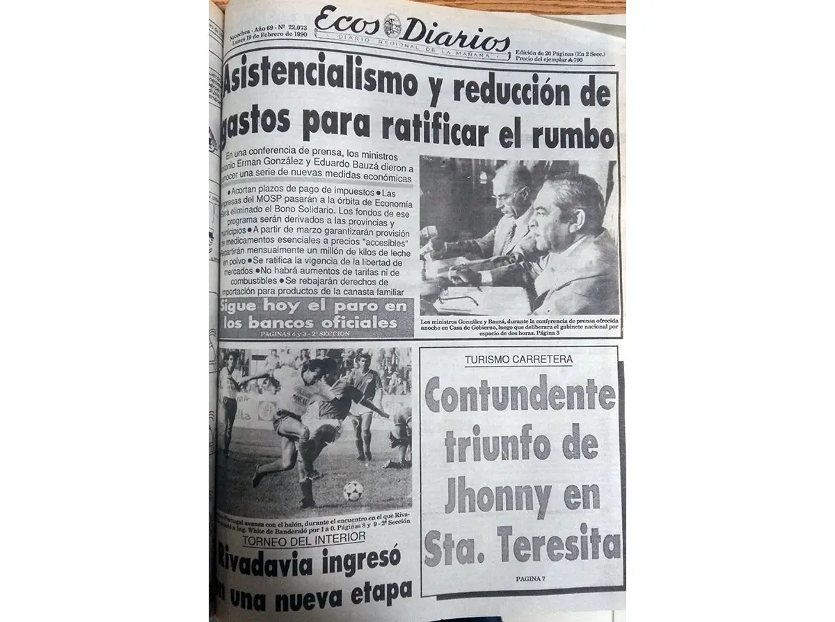 Lunes 19 de febrero de 1990