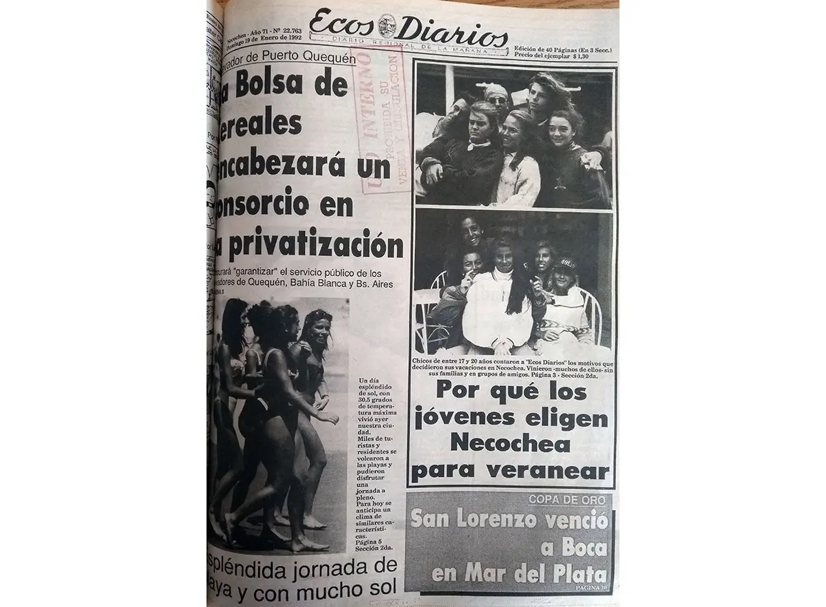 Domingo 19 de enero de 1992