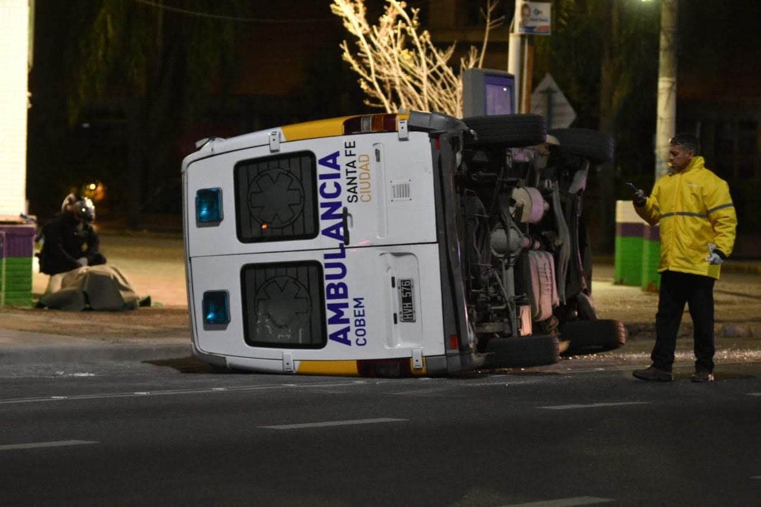 Accidente de tránsito en la Recoleta santafesina