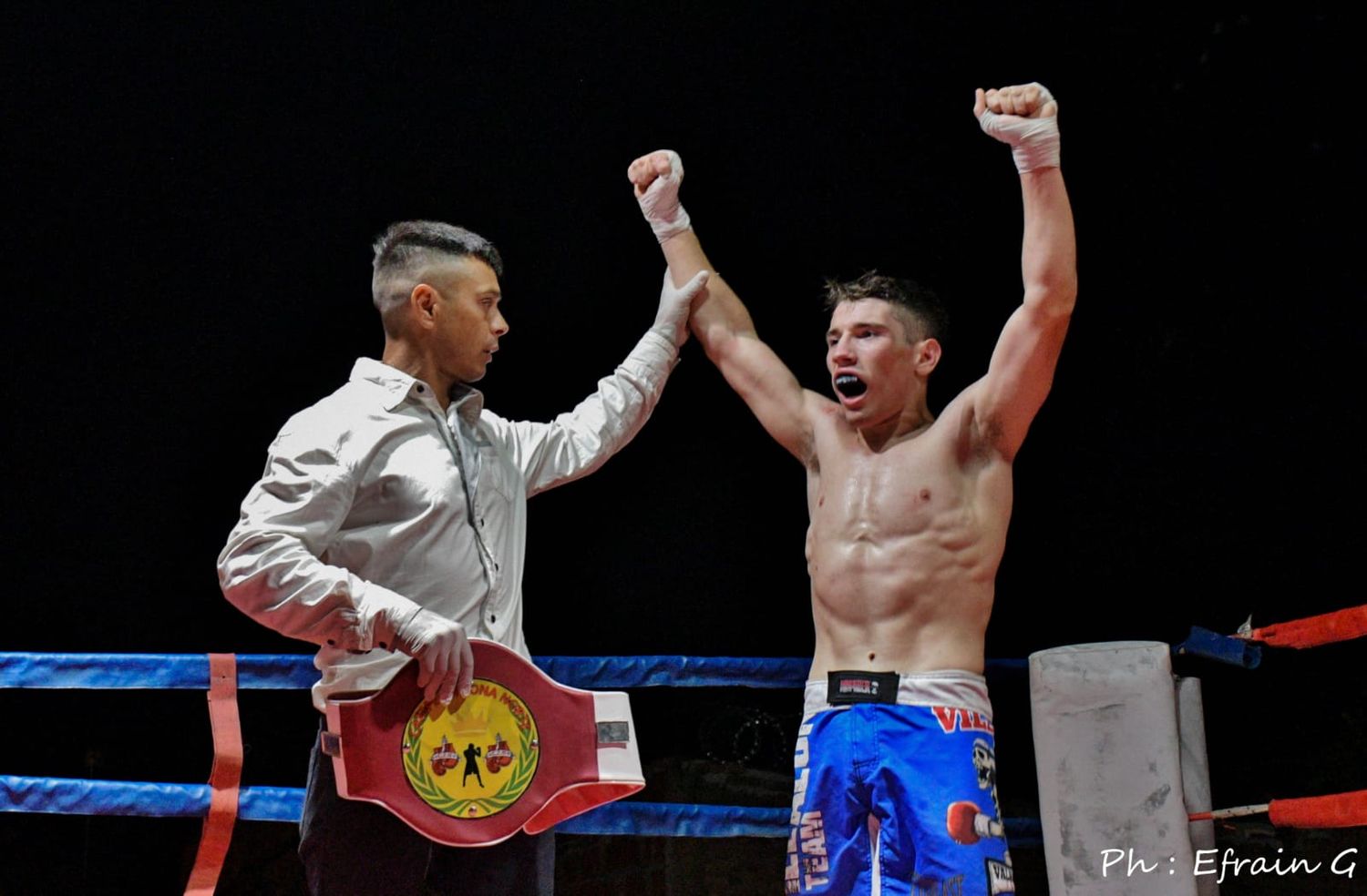 Por puntos, Tobías Álvarez logró un título amateur ante Enzo Monsalvo