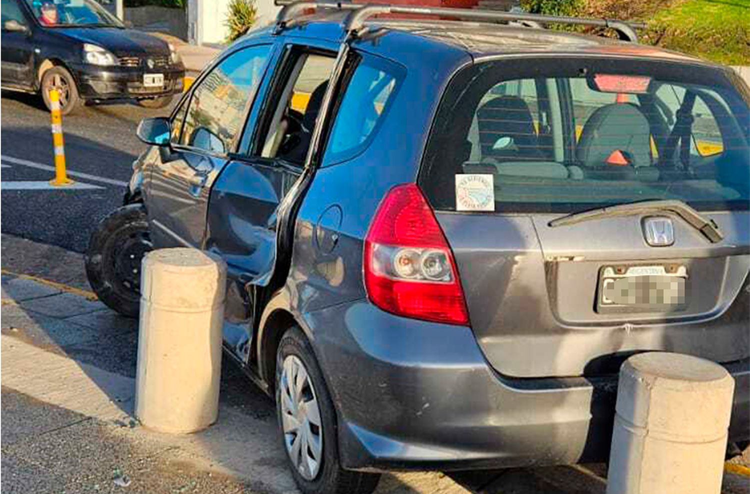 Otro choque en una curva peligrosa de la costa marplatense