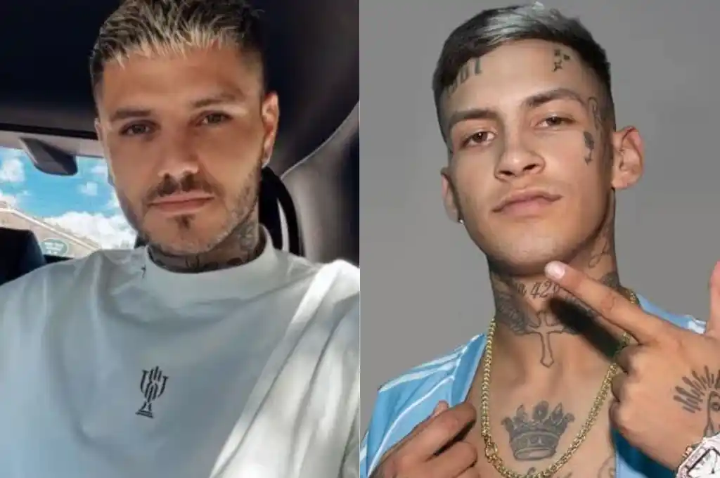 Mauro Icardi y L-Gante