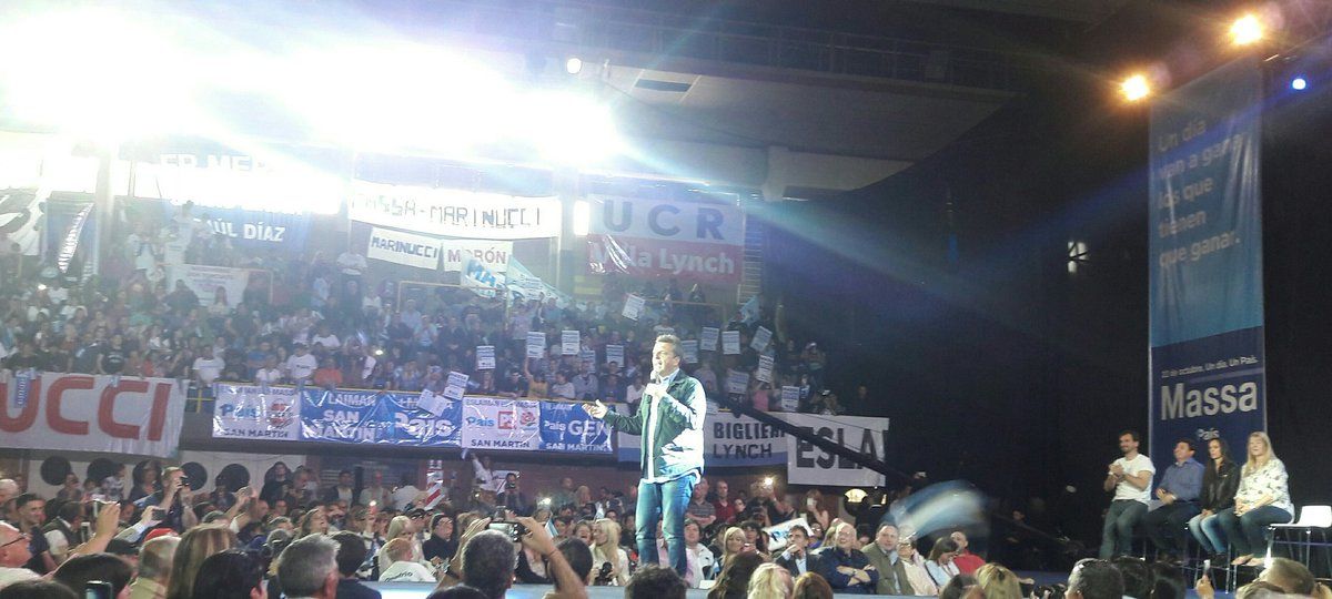 Elecciones 2017: Massa pidió el voto de quienes tienen "miedo a la vuelta del cuco"