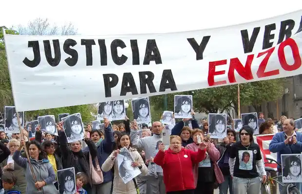 Pedro Giménez denunció que se archivaron  las causas relacionadas a la muerte de Enzo