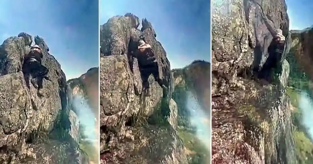 Río de Janeiro: un guía murió al caer desde un acantilado de 150 metros cuando intentaba sacarse una foto.