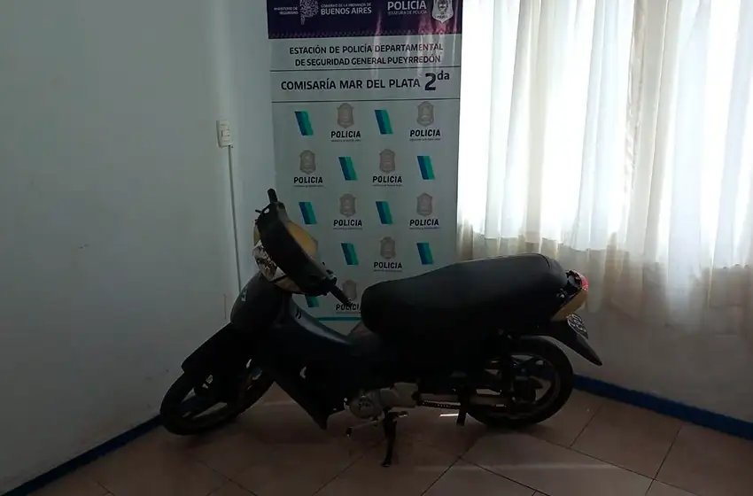 Tambor yugado, clave para determinar que había robado la moto