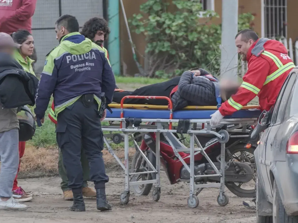 Una motociclista lesionada en la zona de calles 531 y 558, de Quequén