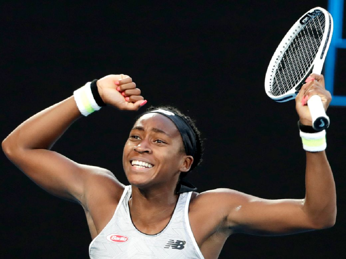 La juvenil Gauff dio la nota