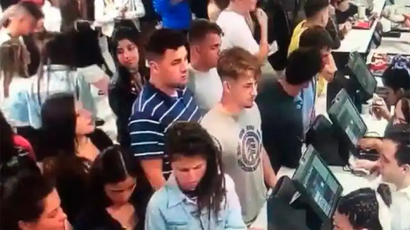 Filmaron a los rugbiers comiendo hamburguesas tras asesinar a Fernando