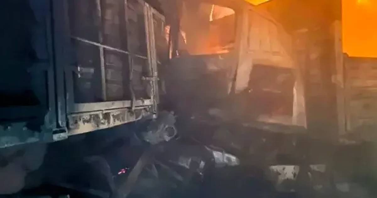 Un camionero murió tras un choque e incendio sobre el complejo Zárate-Brazo Largo