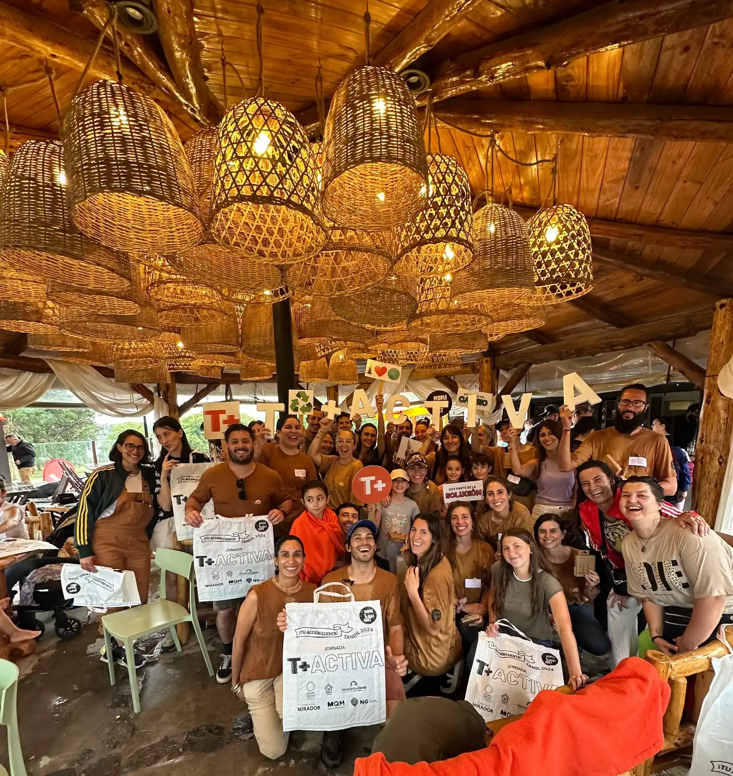 Cierre de la jornada de recolección de residuos T+ACTIVA.