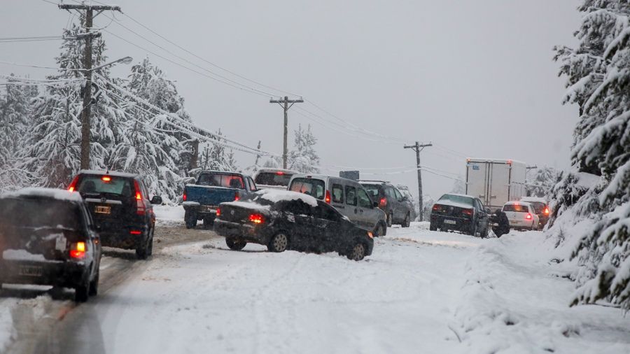 Alerta amarilla por vientos fuertes y nevadas en la Patagonia