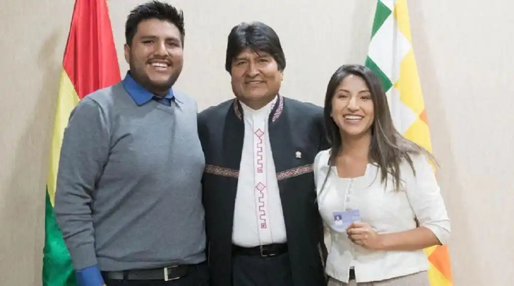 Los dos hijos de Evo Morales ya llegaron a la Argentina