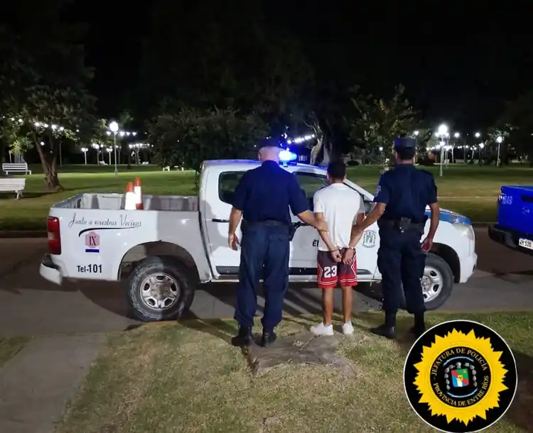 Ramírez: dos detenidos tras un violento altercado en la vía pública