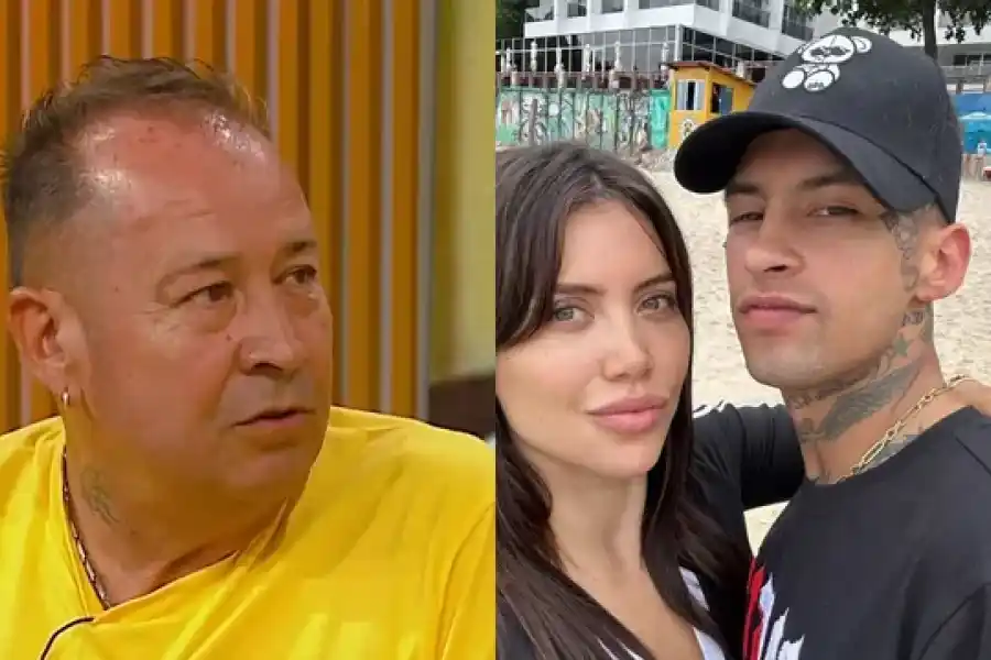 “Si no te quema, te ensucia”: el papá de L-Gante fulminó a Wanda Nara