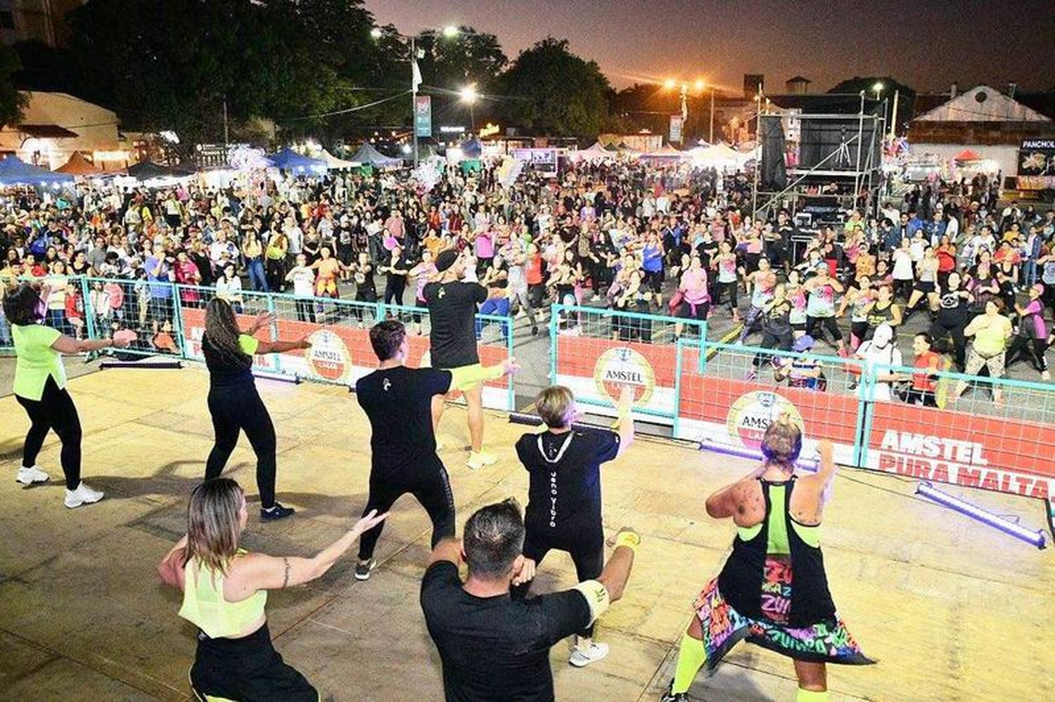 El deporte estuvo presente 
en las celebraciones