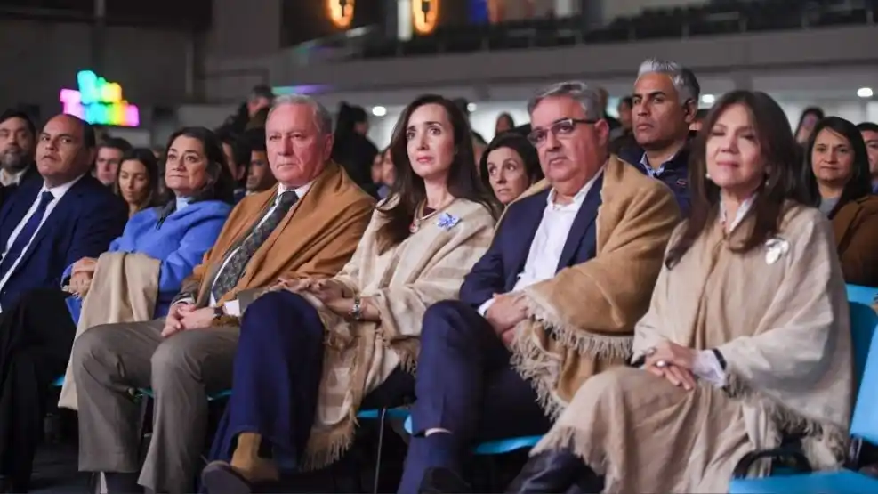 La vicepresidenta en una fiesta popular en Catamarca.