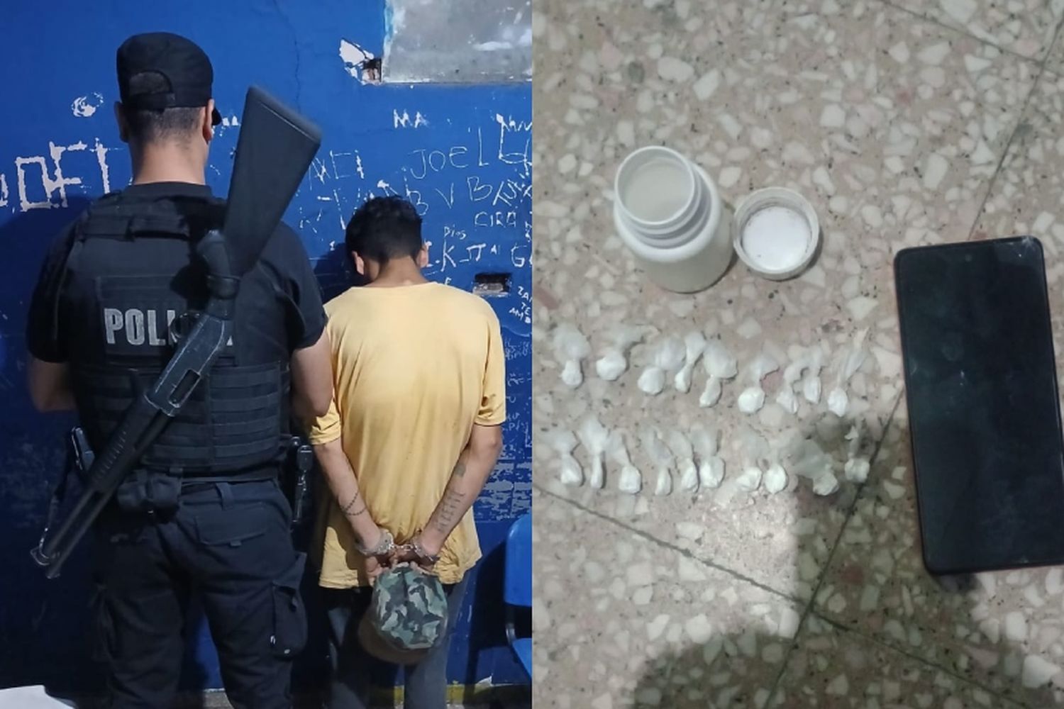 Narcomenudeo en Rosario: dos detenidos vendiendo cocaína en zona norte