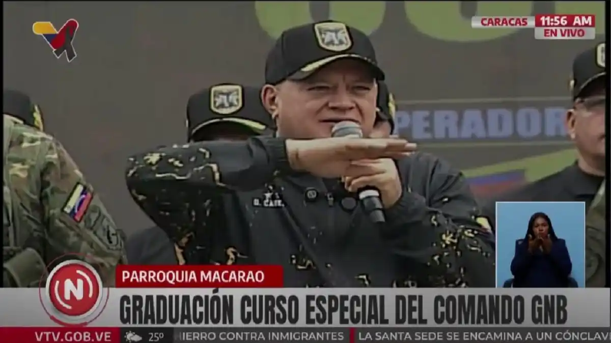 «NO SON POCAS las AMENAZAS contra VENEZUELA»: Cabello durante graduación del curso de operadores especiales