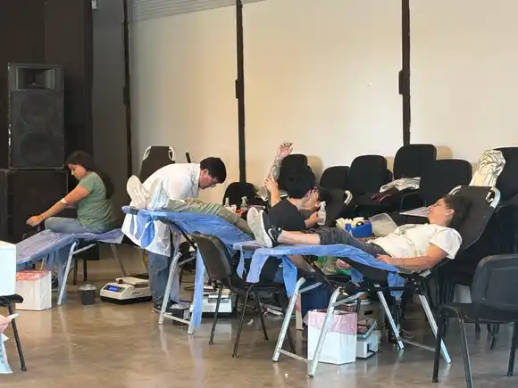 Récord histórico de donantes en la primera colecta de sangre del 2025 en Rafaela