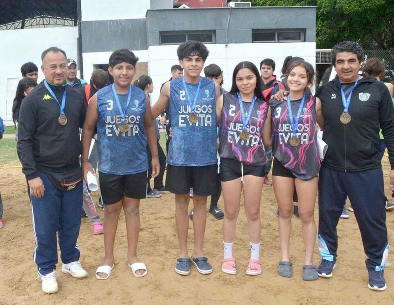 Clorinda e Ibarreta son los
campeones en vóley de playa