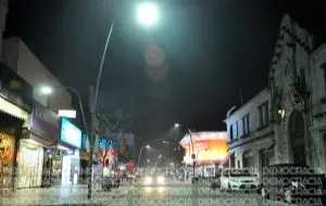 Meoni presentó nuevas luminarias en Junín
