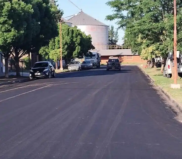 Murphy: comenzó la repavimentación de calles 