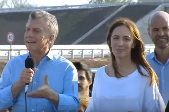 Macri y Vidal vuelven a mostrarse juntos en una nueva marcha en Bahía Blanca