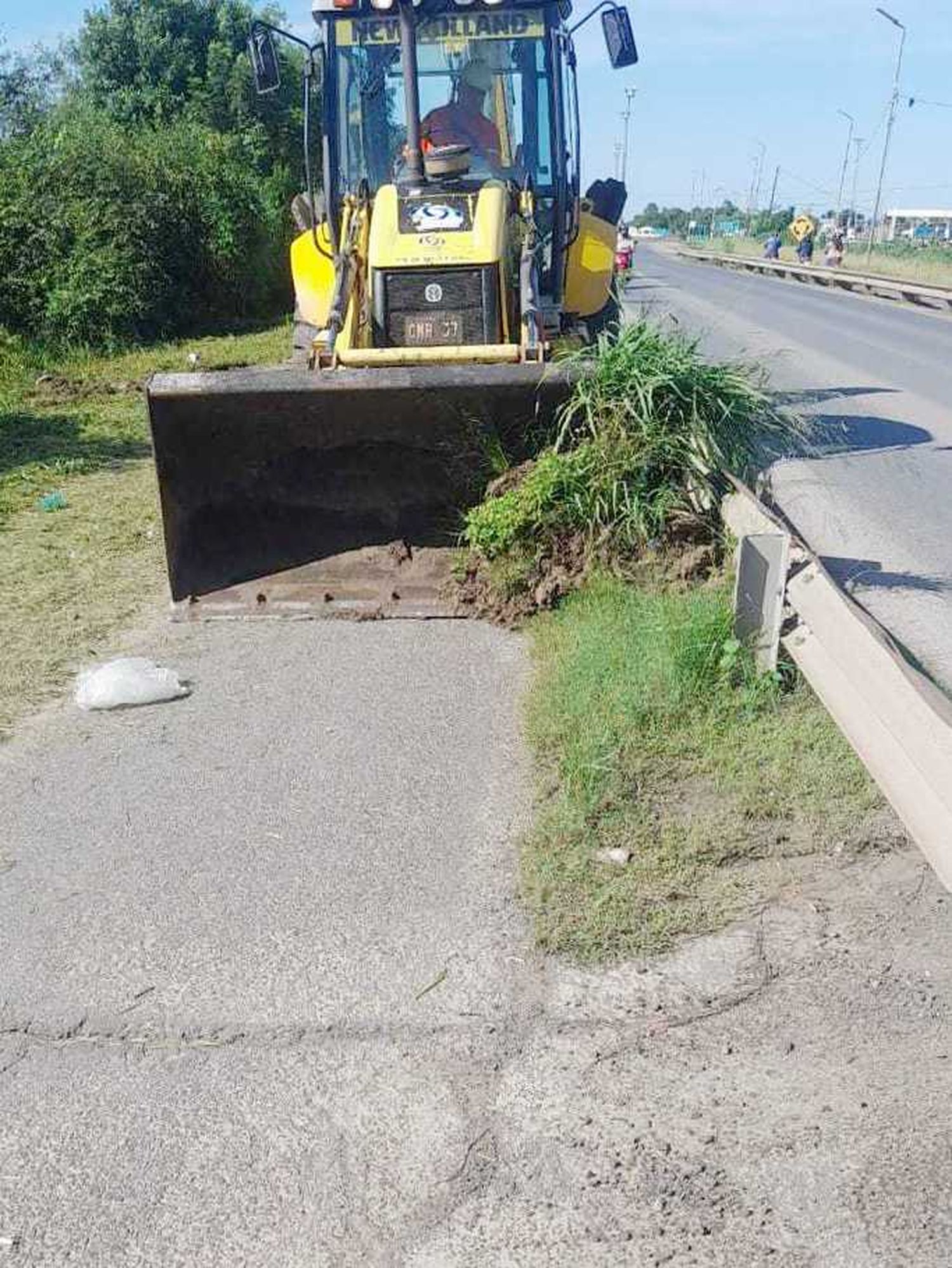 Vialidad Nacional comenzó trabajos sobre la ruta 11 y el Puente Blanco