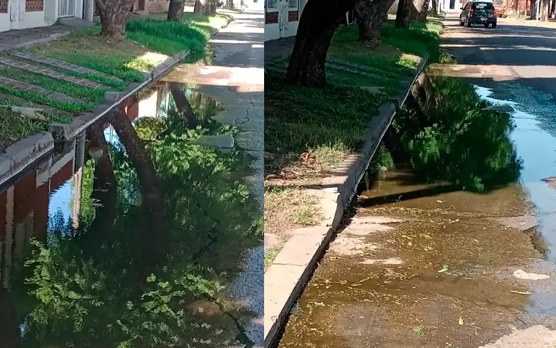 Pérdida de agua en Gomendio al 1800: “Lleva 9 meses”