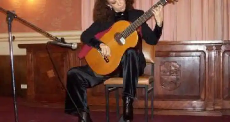 Silvia Costanzo en el Salón Dorado