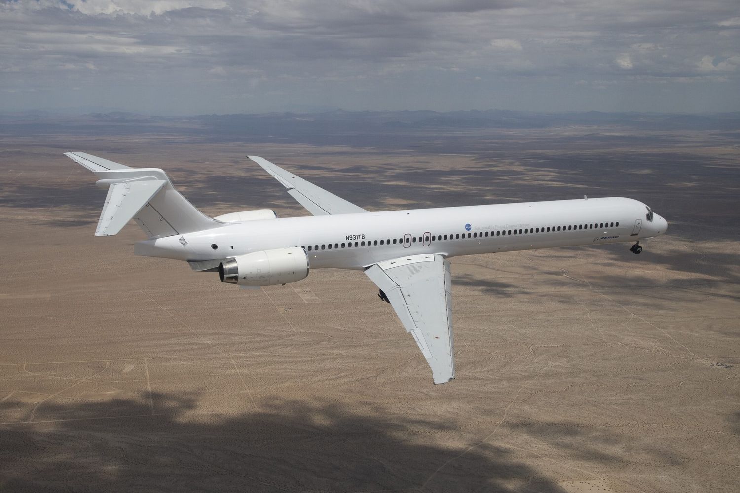 Boeing envía un MD-90 a la NASA para convertirlo en el futuro X-66A