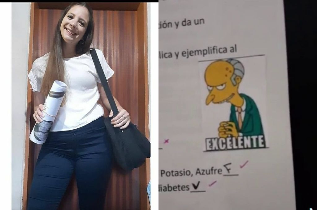 Maestra “viral”: les corrije a los alumnos con memes y es furor en TikTok
