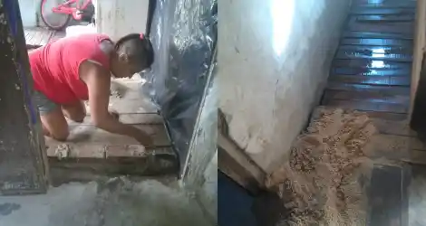Reporte Ciudadano: “Acepto donaciones de chapa, tirantes, ladrillos”